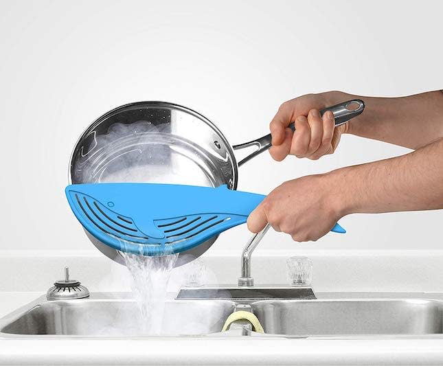 Fred Big Blue Whale Strainer 