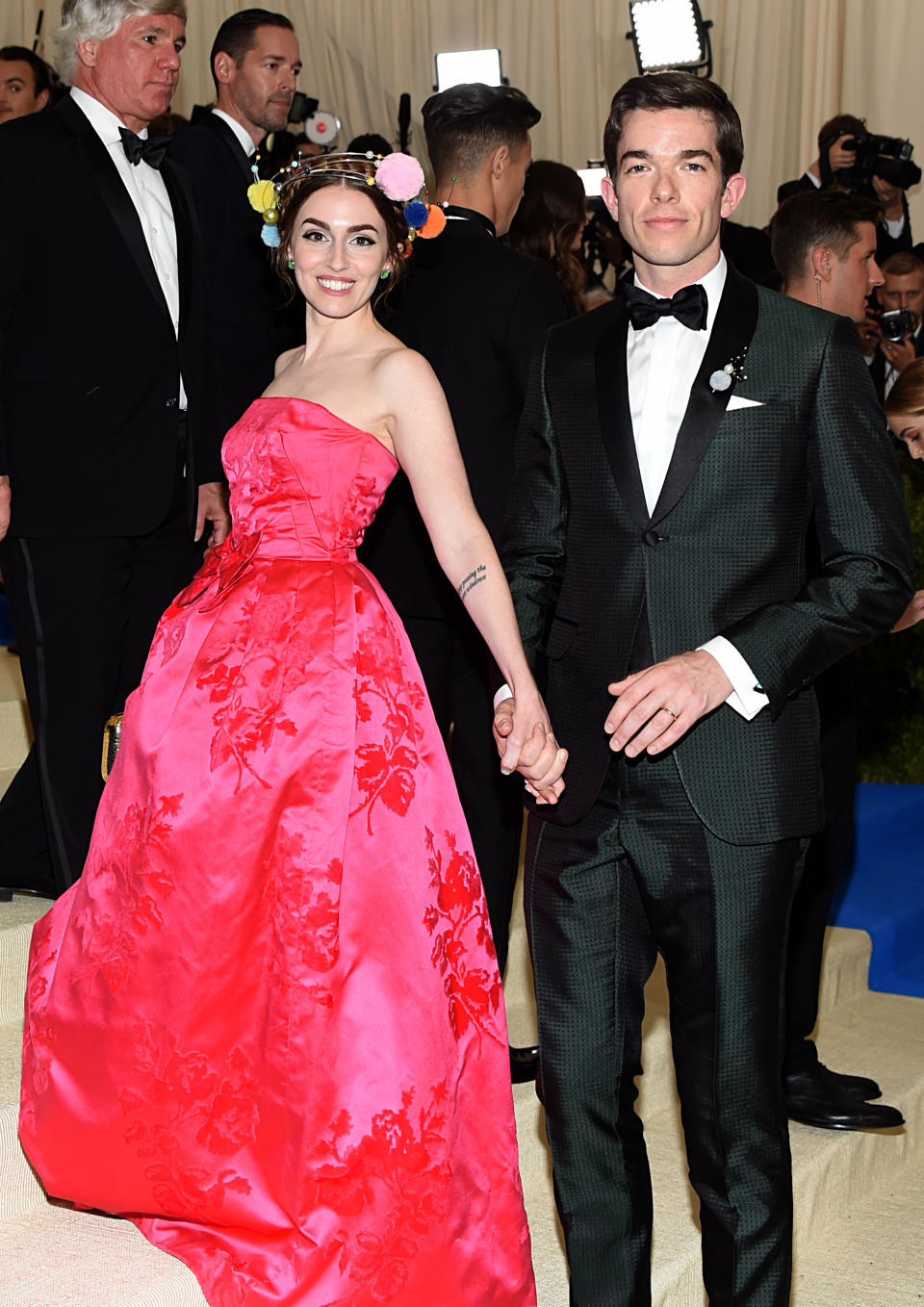 Annamarie Tendler and John Mulaney (Photo by Clint Spaulding/WWD/Penske Media via Getty Images)