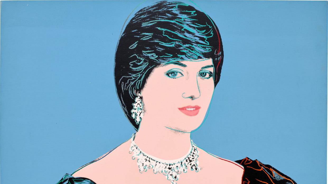 princess diana andy warhol phillips auction