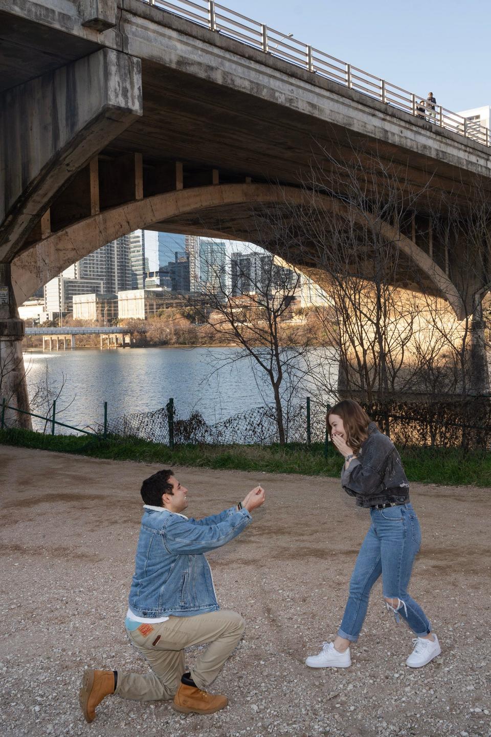 A proposal?! We got carried away during our photo shoot. A proposal felt right at the time.