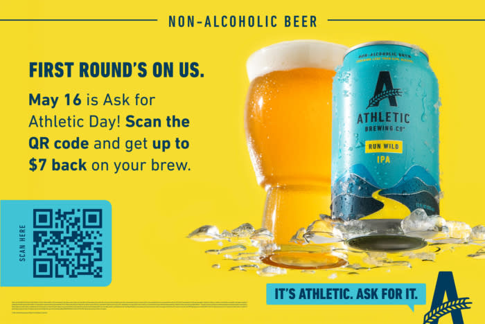 athletic brewing free beer promotion