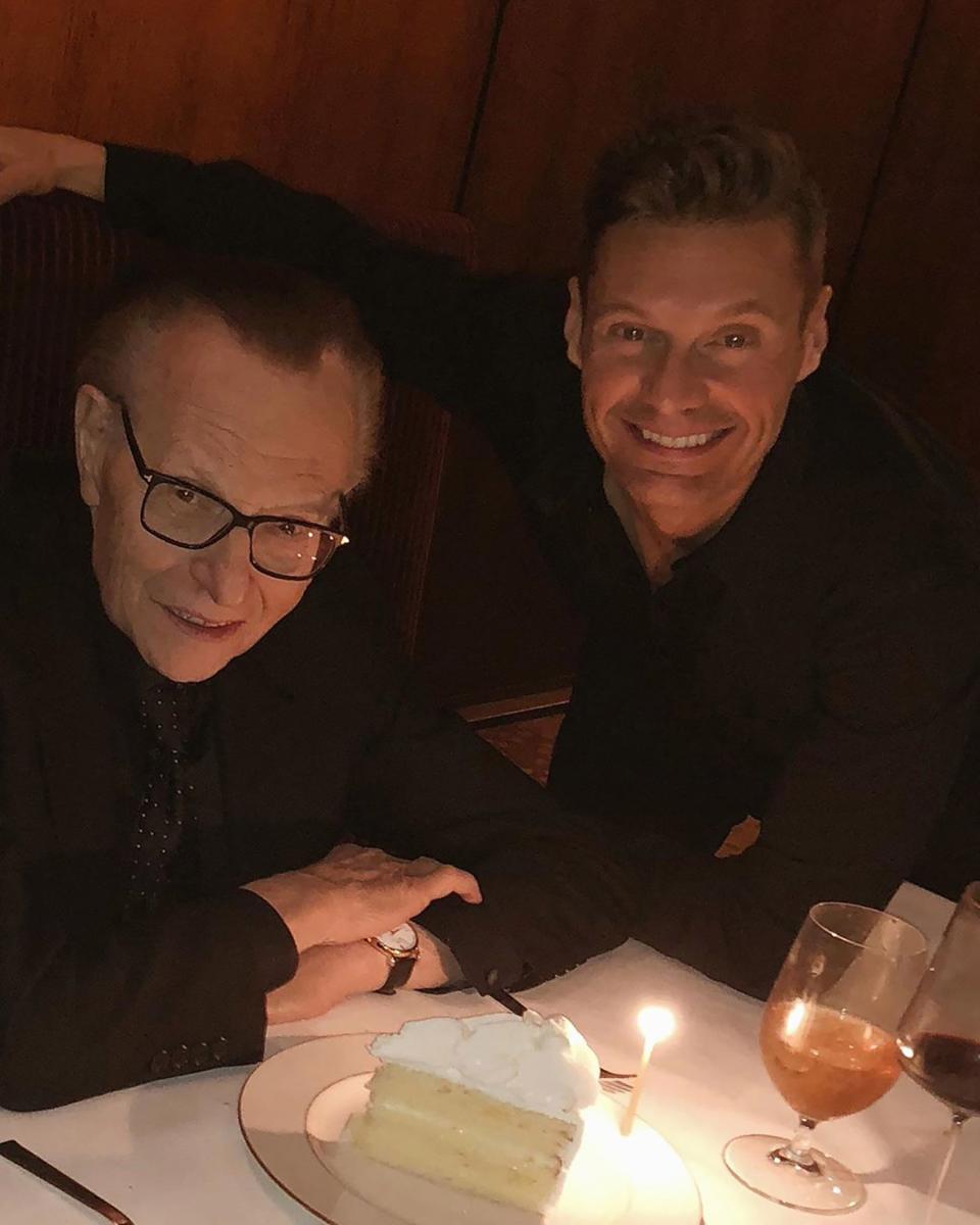 RYAN SEACREST AND LARRY KING