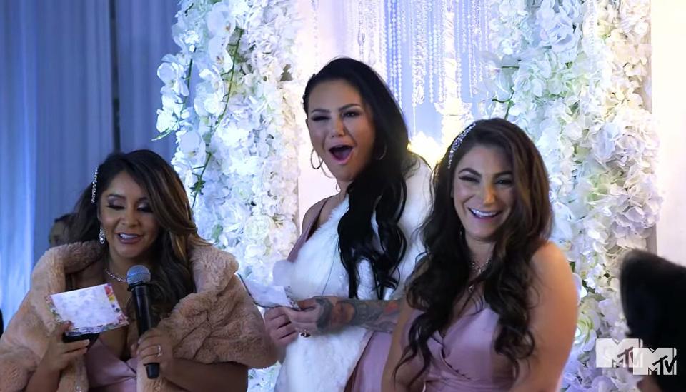 Jersey Shore: Guests Boo Snooki, JWoww and Deena's Speech at Angelina's Wedding