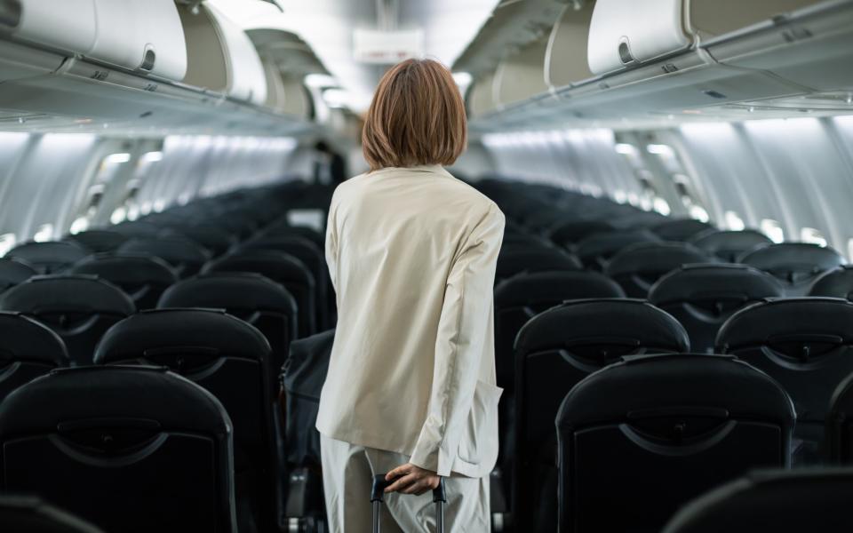 Empty airplane