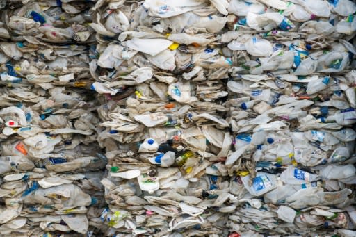 Plastic waste from Australia is shipped back from Malaysia via Port Klang, west of Kuala Lumpur