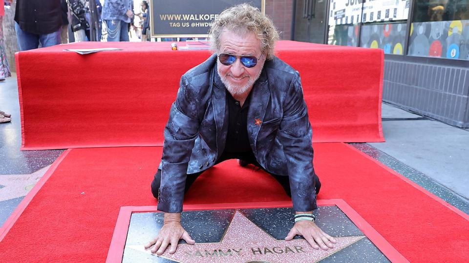 Guy Fieri at Walk of Fame ceremony