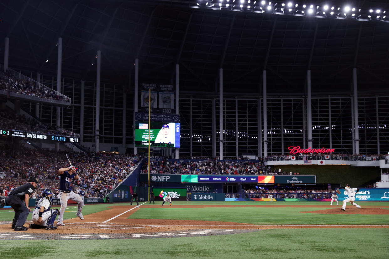 You couldn't have scripted a better ending to the World Baseball Classic. (Rob Tringali/WBCI/MLB Photos via Getty Images)