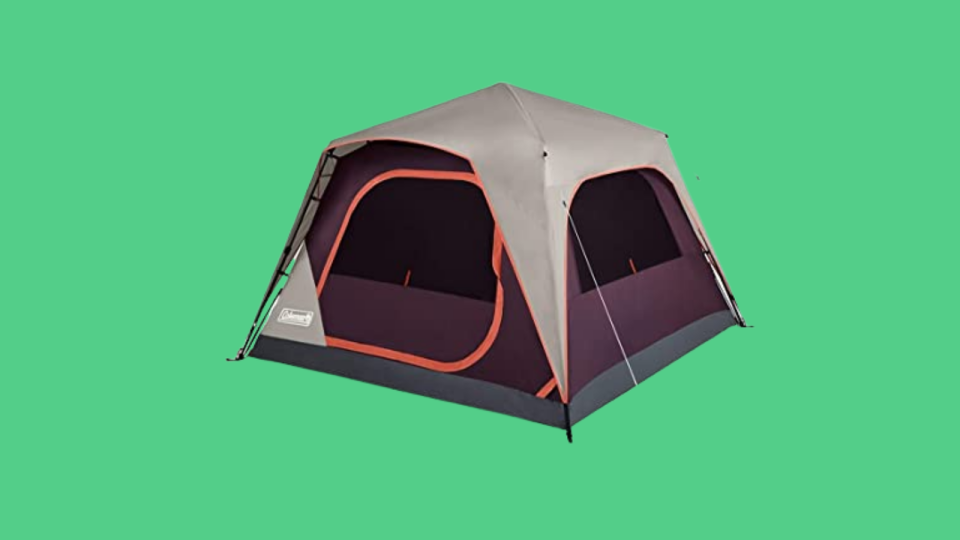 This tent by Coleman is roomy and easy to set up.