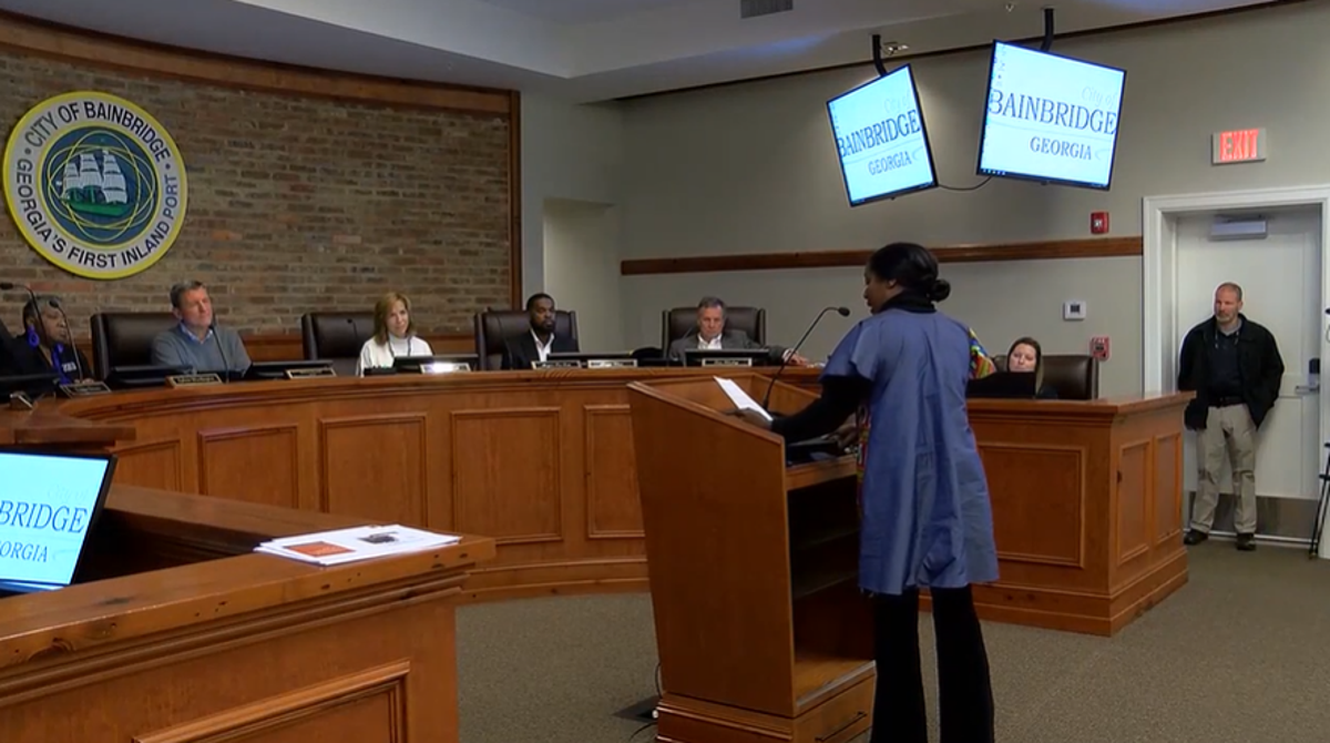 Residents spoke to the council about their concerns of 30,000 monkeys appearing in their area  (WALB-TV)