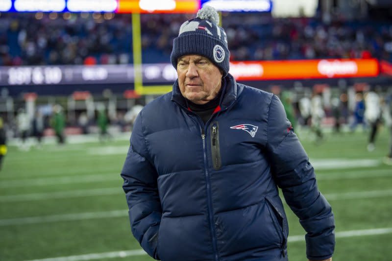 The New England Patriots went 4-13 in 2023-24 under head coach Bill Belichick. File Photo by Amanda Sabga/UPI