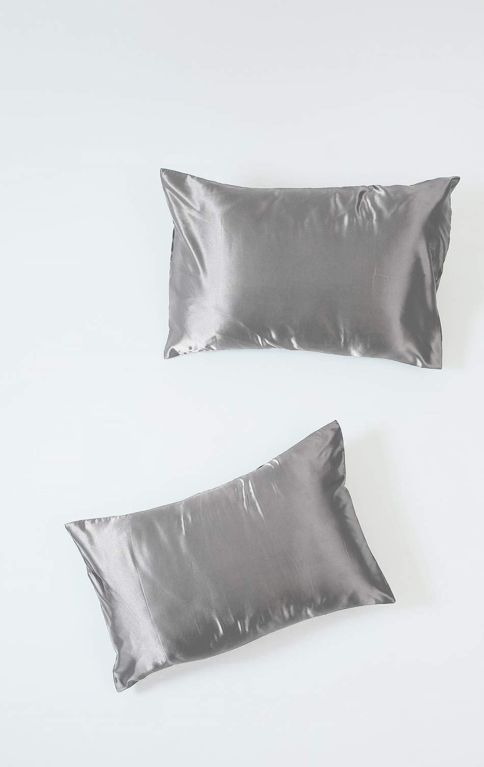 Charcoal Silk Pillowcase