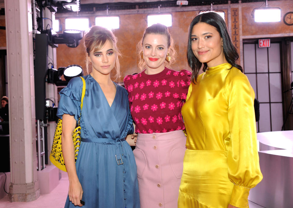 Suki Waterhouse, Gillian Jacobs, and Julia Jones