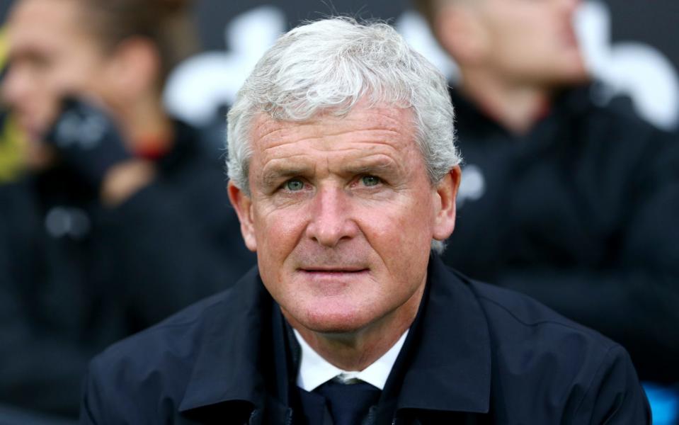 Mark Hughes is hanging on - for now - Southampton FC