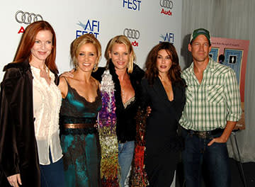 Marcia Cross , Felicity Huffman , Nicollette Sheridan , Teri Hatcher and James Denton at the LA premiere of The Weinstein Company's Transamerica