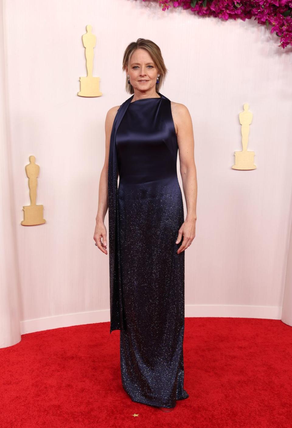 jodie foster, oscars 2024 red carpet