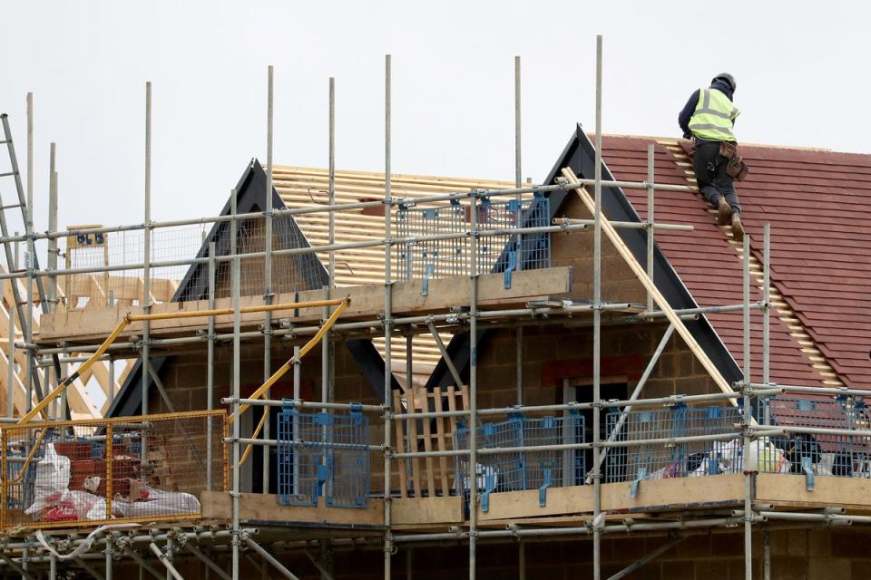 Hopes of an easing in London’s housing crisis were dealt a blow today by figures showing a dramatic slump in planning permissions granted for new homes in the capital during the first quarter of the year. (Gareth Fuller/PA) (PA Archive)