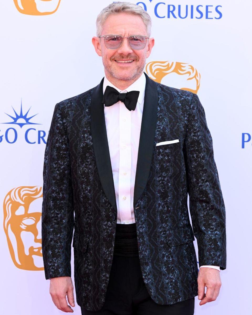 Martin Freeman attends the 2024 BAFTA Television Awards with P&O Cruises at The Royal Festival Hall on May 12, 2024 in London, England.