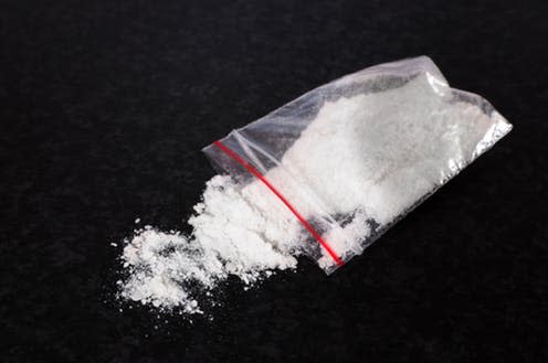 <span class="caption">Cocaine is the third most commonly used drug among people aged 16 to 24.</span> <span class="attribution"><a class="link " href="https://www.shutterstock.com/download/confirm/50152831?src=axZ8_Z2APqOTGVHZSaw7vg-1-23&size=medium_jpg" rel="nofollow noopener" target="_blank" data-ylk="slk:Christopher Elwell/Shutterstock;elm:context_link;itc:0;sec:content-canvas">Christopher Elwell/Shutterstock</a></span>