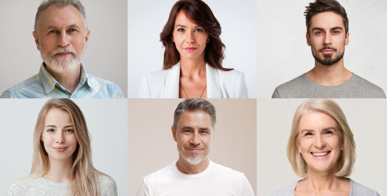 These photos are of real people. Shutterstock