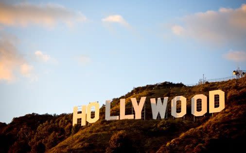 The Hollywood sign in Los Angeles, California  - Getty Images Fee