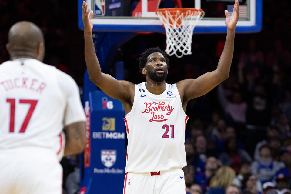 Philadelphia 76ers center Joel Embiid