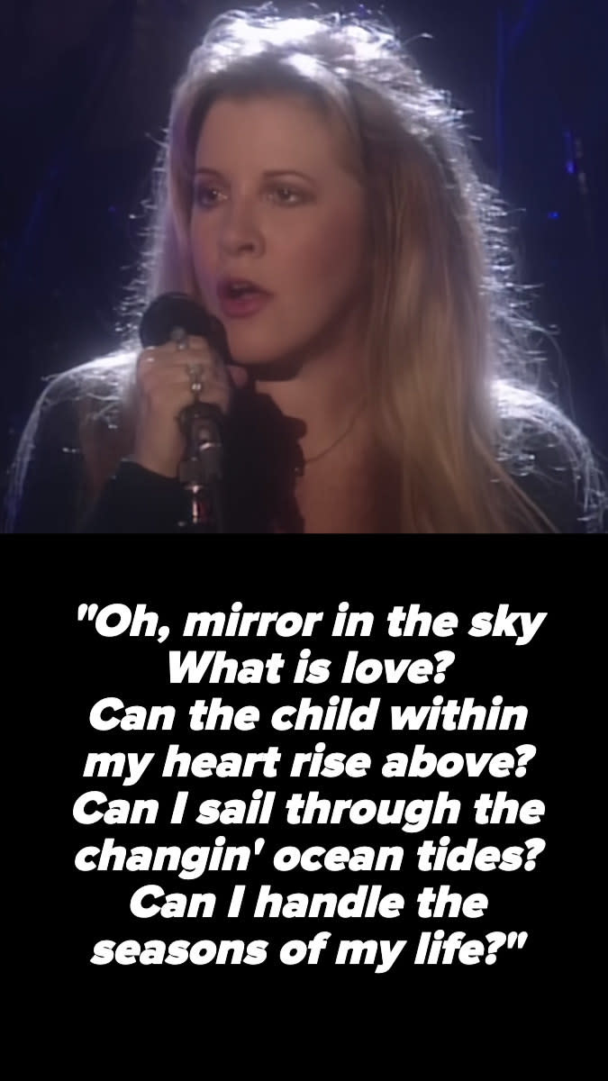 Fleetwood Mac's "Landslide" lyrics