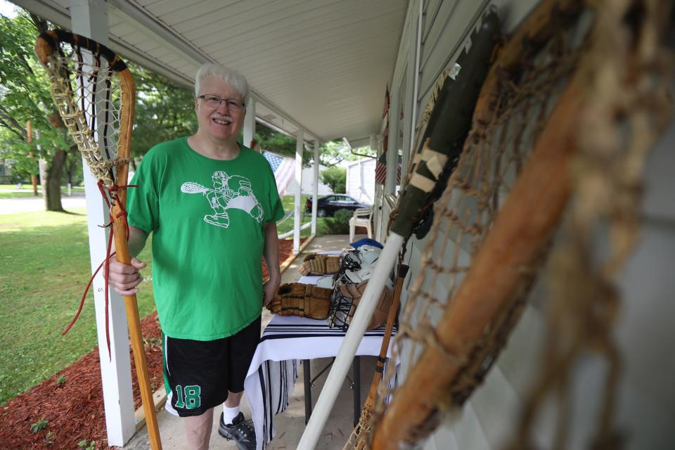 Gary Henry of Victor played defense for Marshall lacrosse in the 1970s.