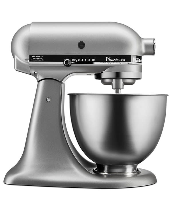 Kitchenaid 4.5 Qt. Classic Plus Stand Mixer KSM75 (Photo: Macy's)