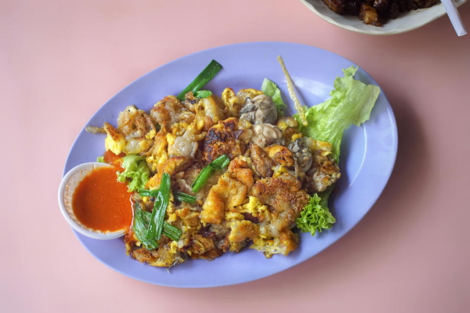 Hainan Zi Oyster omelette