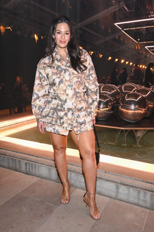 PARIS, FRANCE - MARCH 02: (EDITORIAL USE ONLY - For Non-Editorial use please seek approval from Fashion House) Ashley Graham attends the Isabel Marant Womenswear Fall Winter 2023-2024 show as part of Paris Fashion Week on March 02, 2023 in Paris, France. (Photo by Stephane Cardinale - Corbis/Corbis via Getty Images)<p><a href="https://www.gettyimages.com/detail/1470803451" rel="nofollow noopener" target="_blank" data-ylk="slk:Stephane Cardinale - Corbis/Getty Images;elm:context_link;itc:0;sec:content-canvas" class="link ">Stephane Cardinale - Corbis/Getty Images</a></p>