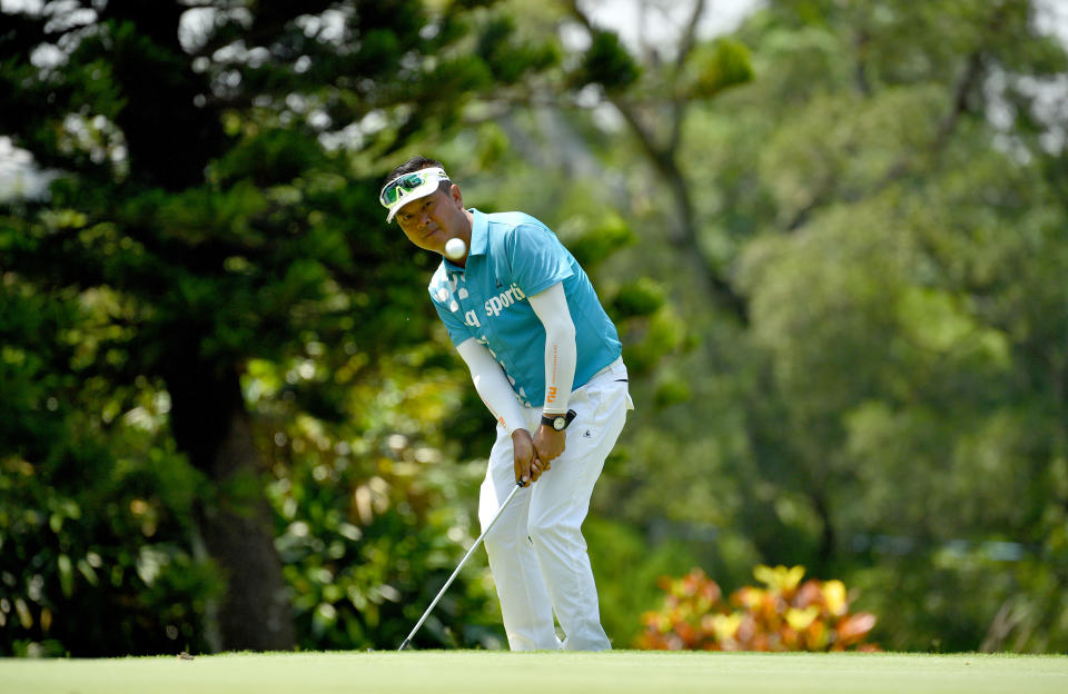 我國高爾夫好手林文堂。（Photo by Paul Lakatos/Asian Tour/Asian Tour via Getty Images）