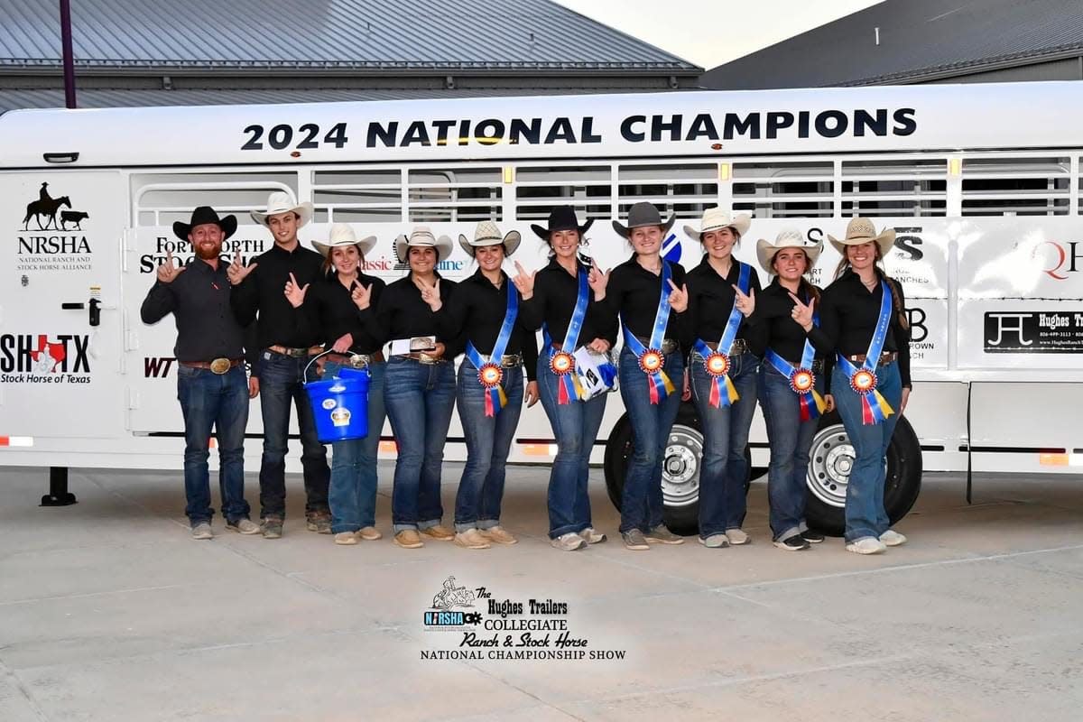 Texas Tech's Ranch Horse Team has claimed the national championship title for the fourth consecutive time at the National Intercollegiate Ranch and Stock Horse Association national championship in Amarillo.