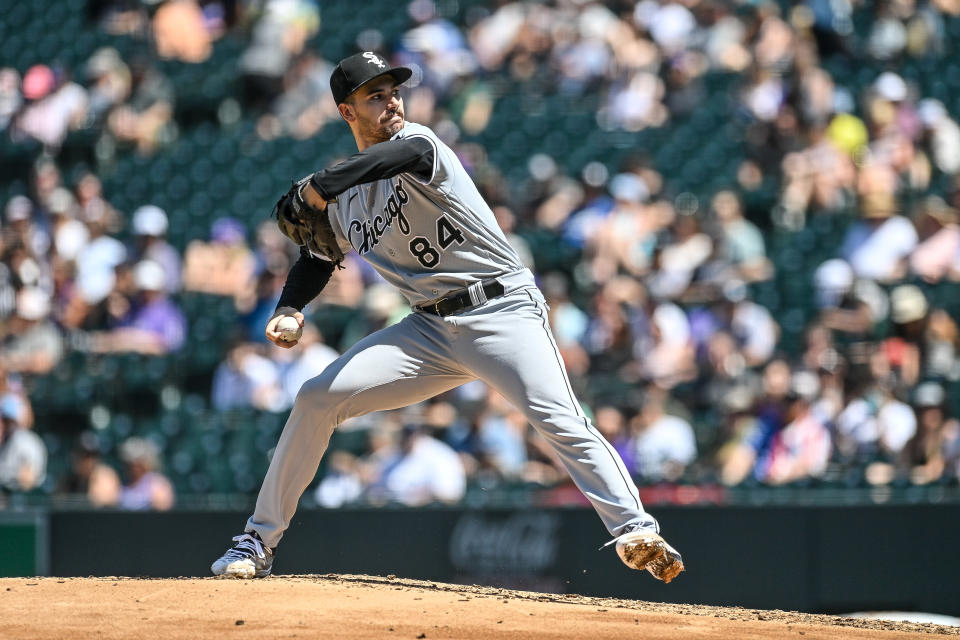 Dylan Cease。(Photo by Dustin Bradford/Getty Images)