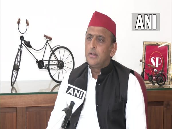 Akhilesh Yadav speaking to ANI in Lucknow on Tuesday (Photo/ANI)