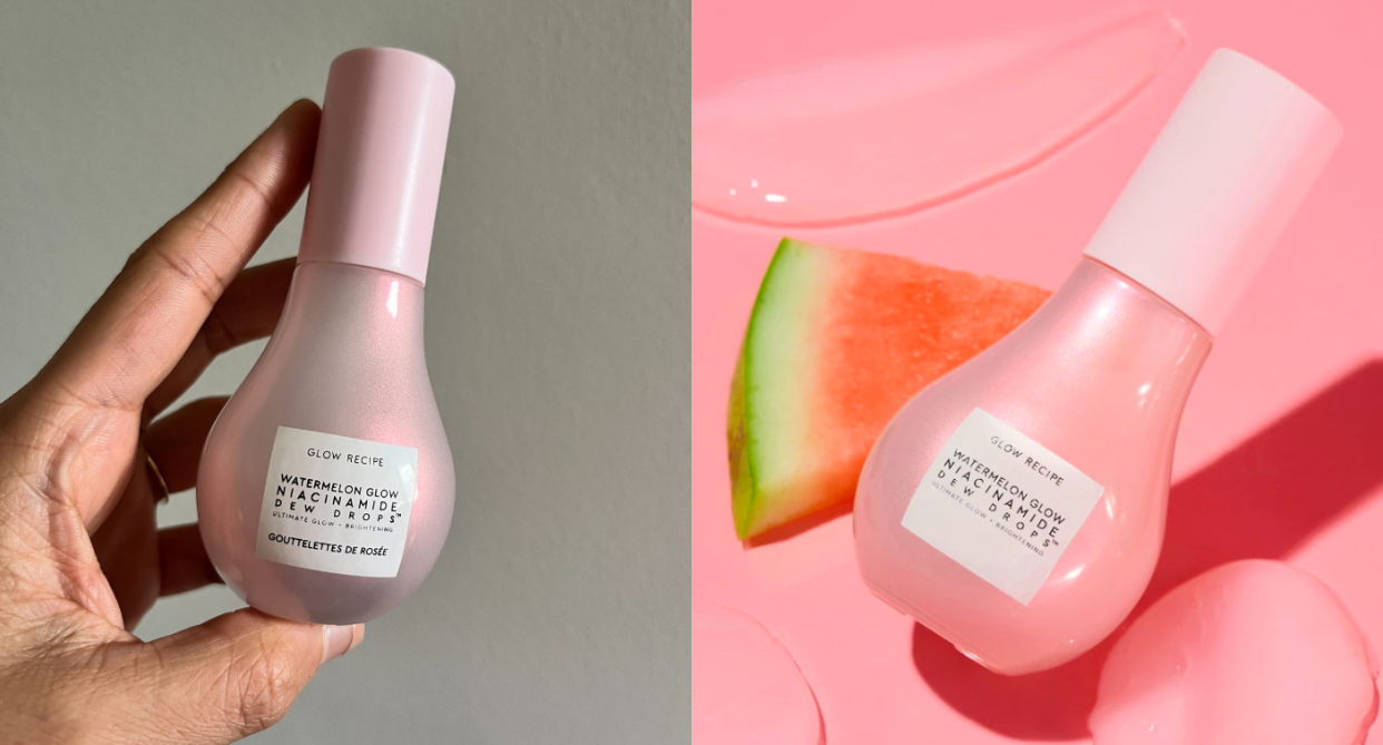 Glow Recipe Watermelon Glow Niacinamide Dew Drops serum. Photos via Kate Mendonca, Sephora.