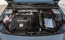 <p>The new M139 turbocharged 2.0-liter inline-four puts out 416 horsepower in the CLA45 S and is hand-built in Affalterbach, Germany, following the company's "one man, one engine" strategy.</p>