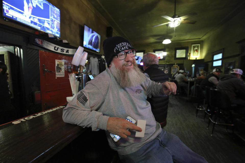 Andrew Willingham is the manager of Pyrenees Cafe shown in Bakersfield, Calif., where U.S. House of Representative Kevin McCarthy is a 4th generation resident for the 23rd district, Thursday, Jan. 5, 2023. (AP Photo/Gary Kazanjian)