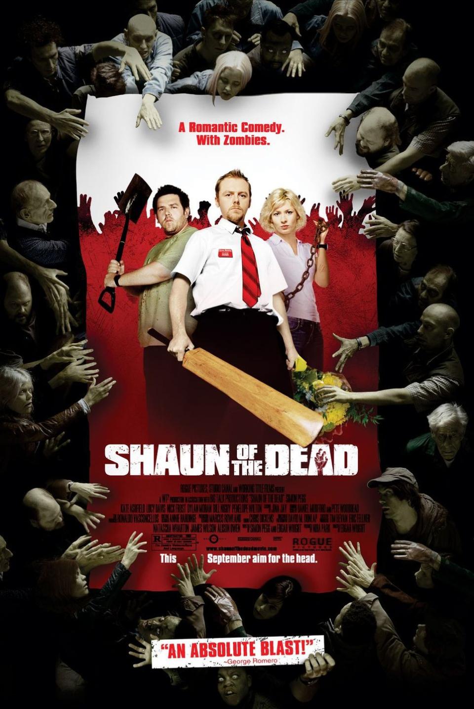 <p>Meet your new favorite movie genre, the "zom-rom-com"! Edgar Wright's witty horror-comedy flick — which follows the titular Shaun (Simon Pegg) during a zombie outbreak in London — combines the best laughs (and a touch of romance) together with some brilliant zombie gore. </p><p><a class="link " href="https://www.amazon.com/Shaun-Dead-Simon-Pegg/dp/B0018OFN4U?tag=syn-yahoo-20&ascsubtag=%5Bartid%7C10055.g.33546030%5Bsrc%7Cyahoo-us" rel="nofollow noopener" target="_blank" data-ylk="slk:WATCH ON AMAZON;elm:context_link;itc:0;sec:content-canvas">WATCH ON AMAZON</a></p>