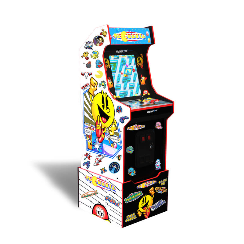 <p><a href="https://go.redirectingat.com?id=74968X1596630&url=https%3A%2F%2Fwww.wayfair.com%2F--%2Fpdp%2Farcade-1up--arcade1up-pacman-customizable-arcade-featuring-pacmania-includes-14-games-and-100-bonus-stickers--paca305010-l1800-ljhy1289.html&sref=https%3A%2F%2Fwww.esquire.com%2Flifestyle%2Fg19621074%2Fcool-fathers-day-gifts-ideas%2F" rel="nofollow noopener" target="_blank" data-ylk="slk:Shop Now;elm:context_link;itc:0;sec:content-canvas" class="link ">Shop Now</a></p><p>PacMan Arcade </p><p>wayfair.com</p><p>$399.99</p>