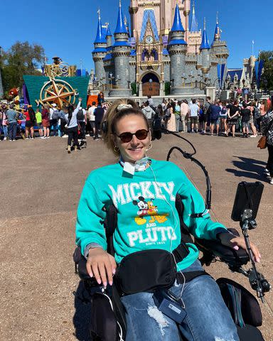 <p>Audrey Koltun</p> Rebecca Koltun at Disney World.