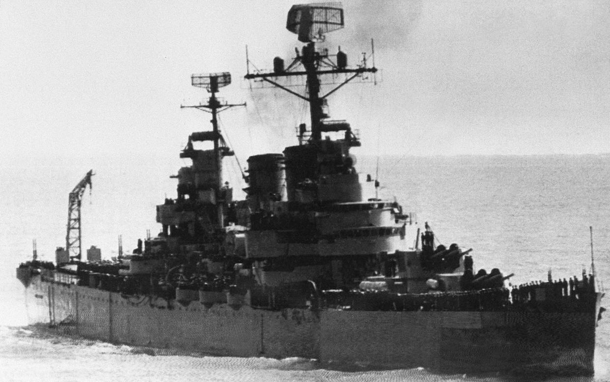 The Argentine cruiser, the General Belgrano - AFP