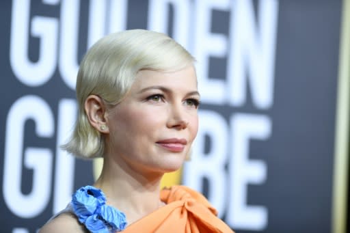 US actress Michelle Williams won a Golden Globe for her work on "Fosse/Verdon"