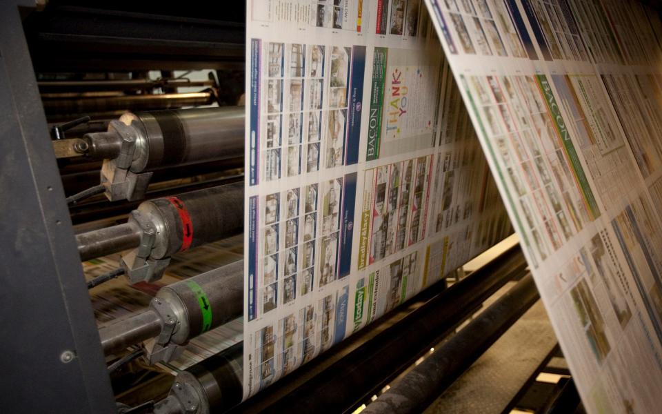 Johnston Press is struggling under heavy debts and falling print circulations - Getty Images Contributor