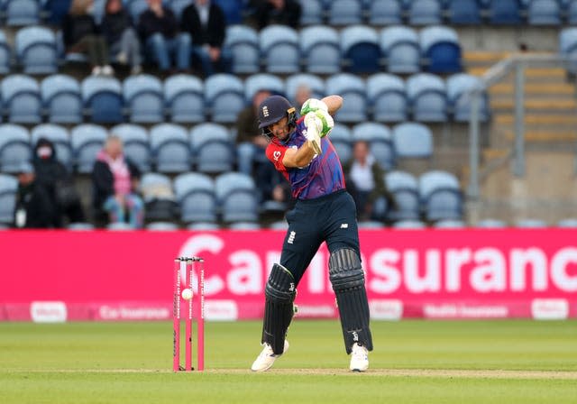 Jos Buttler registered his ninth fifty in 20 innings as a Twenty20 opener for England (David Davies/PA)