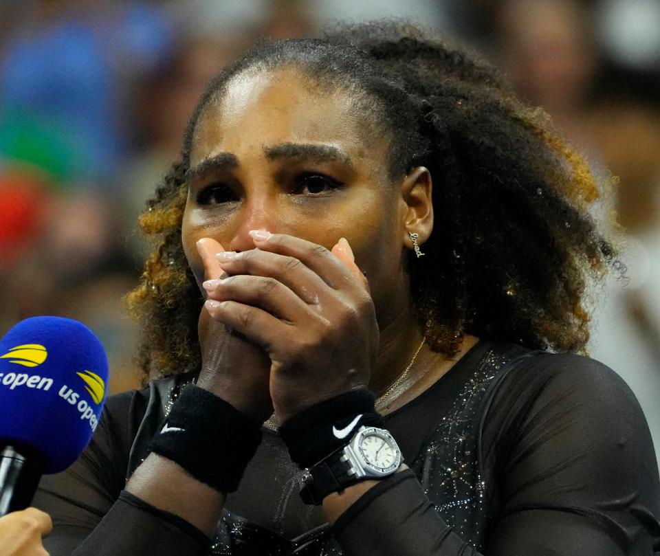 Serena Williams didn't close the door on playing again, but her finale at the U.S. Open reminded fans that she always leaves everything on the court.