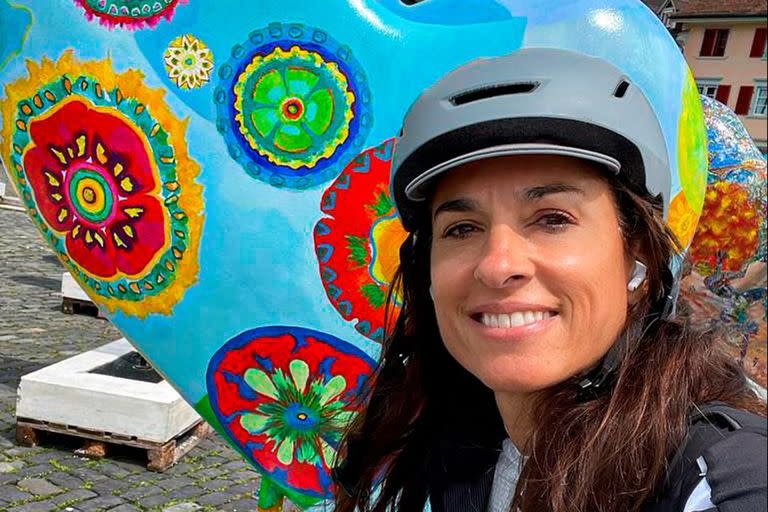 El posteo de Gabriela Sabatini en Instagram; disfrutará del día de su cumpleaños en Zúrich y en pocos días viajará a París para jugar el torneo de leyendas de Roland Garros.