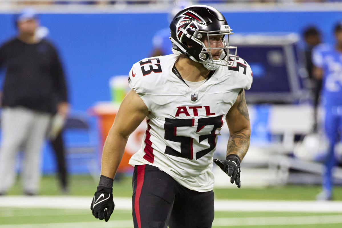 Former undrafted free agent Nate Landman moves into starting role at  linebacker for Falcons