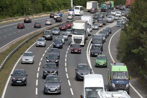 UK Drivers warned they face fines over commonly used 'friendly warning' on roads. (PA)