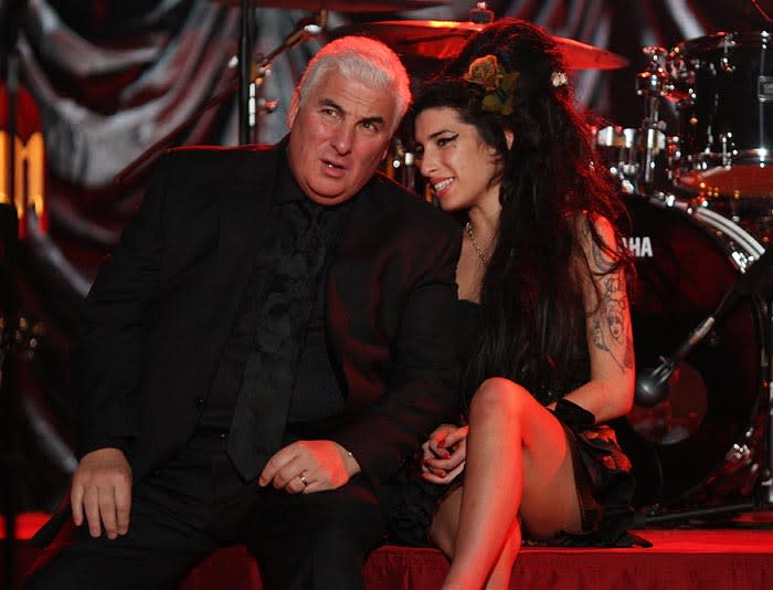 Amy Winehouse y Mitch Winehouse