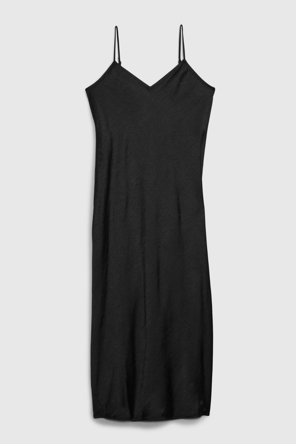 Gap Satin Midi Slip Dress